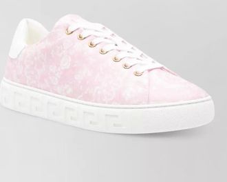 Versace cotton low-top sneakers