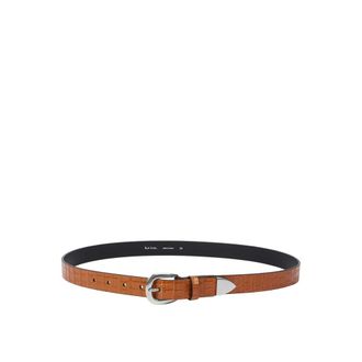 Paul Smith Belts, male, Orange, Size: 100 CM Cintura Cocco