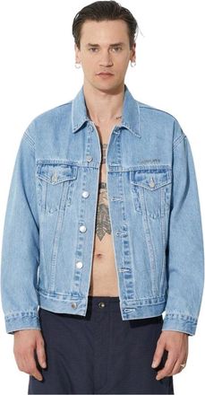 A Bathing Ape Metal Logo Pin Denim Jacket - Heren - Spijkerjassen - Blauw - XL - Denim - Jassen