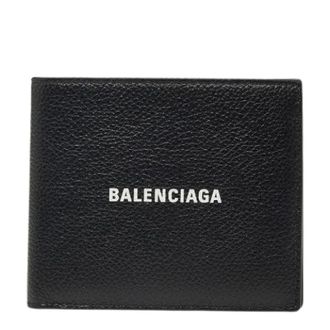 Balenciaga Pre-owned Wallets, male, Black, Size: ONE SIZE Pre-owned Leather Bi Fold Wallet