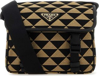Prada Embroidered fabric Prada Symbole crossbody bag