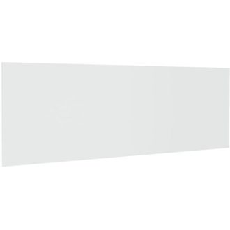 vidaXL Cabecero De Cama Pared Madera Contrachapada Blanco 240x1,5x80cm Vidaxl