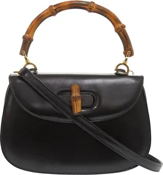 Gucci Pre-owned Gucci Small Calfskin Bamboo Night Ladies 037IIACSFOMYKUU7