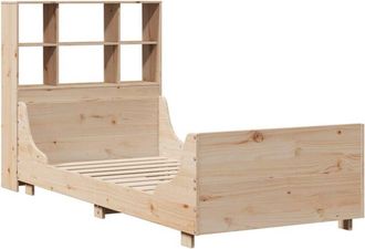 vidaXL Bookcase Bed without Mattress 90x200 cm Solid Wood Vidaxl