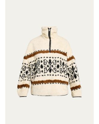 Isabel Marant Marner Fair Isle Fleece Pullover