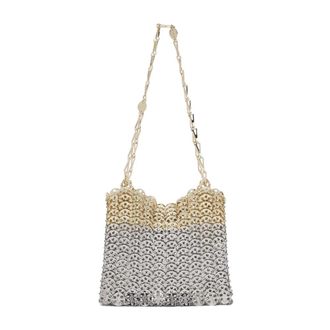 Paco Rabanne Shoulder Bags, female, Gray, Size: ONE SIZE Rabanne Bags.. Silver