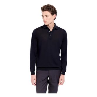 FILIPPO DE LAURENTIIS Paramontura Collar Polo Pl1Mlpar Rm16R - Heren - Tops - Blauw - Maat: L