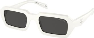 Prada PR A12S 17K08Z Womens Sunglasses White Size 52