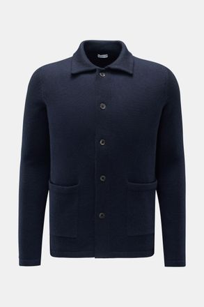 Braun Hamburg Men - Cashmere cardigan navy