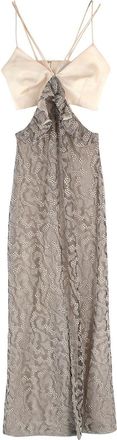 Markarian Grey Pegasus Maxi Dress