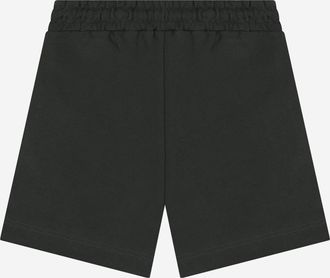 Msgm Kids Shorts Cotton Logo Black