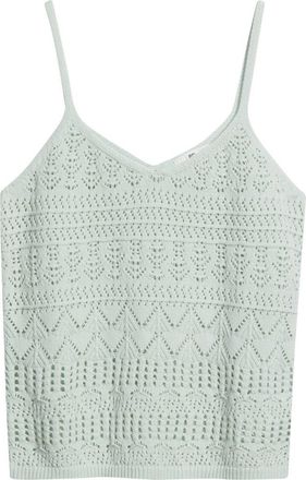 BP. Open Stitch Tank in Green Cloud at Nordstrom, Size Xx-Small