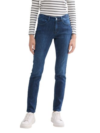 TOM TAILOR Denim Damen Jeans – Destroyed-Look, Weites Bein, Nachhaltige Baumwolle