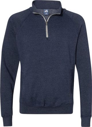 J. America Triblend Quarter-Zip Sweatshirt