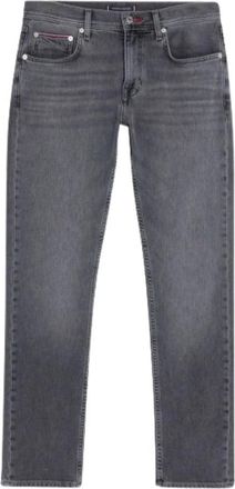 Tommy Hilfiger Denton Straight Leg Jeans - Heren - Slim Fit Jeans - Grijs - W36 - Katoen - Jeans