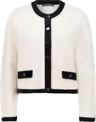 Betty Barclay Korte Gebreide Vest - Dames - Truien - Beige - Maat: 2XL