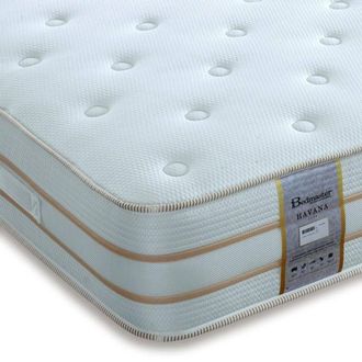 Bedmaster Havana 2000 Pocket Sprung Memory Foam Mattress in White | Size: Double