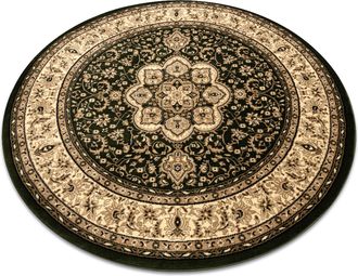 RugsX Rugsx - Alfombra Royal Adr Circulo Modelo 521 Verde Green Circulo 150 Cm