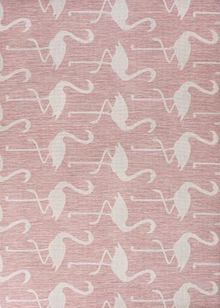 Jonathan Y Designs Liana Casual Coastal Flamingos Two-Tone Indoor/Outdoor Area Rug in Pink/cream at Nordstrom, Size 8Ft 0In X 10Ft 0In