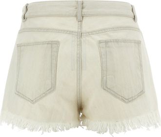 Rick Owens Denim Shorts - Beige