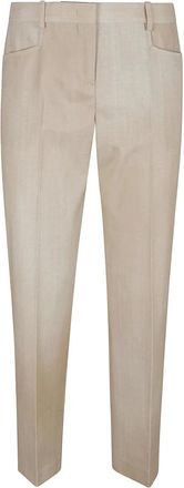 Ermanno Scervino Broeken, Dames, Beige, S, Stijlvolle Broek voor Vrouwen