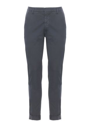 Dondup Blue Gaubert Cotton Chino Pants