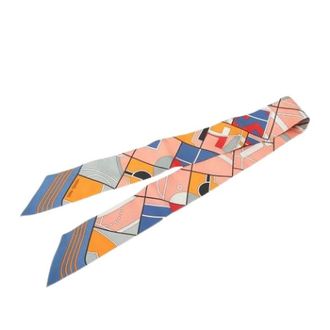 Herm&egrave;s Pre-owned Scarves, female, Multicolor, Size: ONE SIZE Pre-owned Sports Twilly Scarf