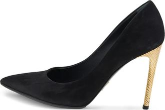 Louis Vuitton 90mm pointed-toe suede pumps - Black