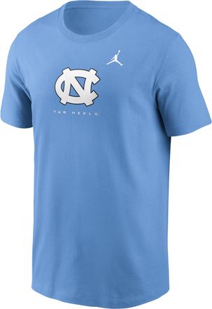 Nike Jordan Mens North Carolina Courtside Jordan Brand Dri-FIT College T-Shirt in Blue | 0JET4EYNCN-L7G