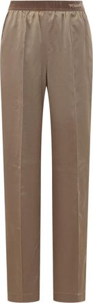 Tom Ford Taupe Relaxed Pyjamas Pants