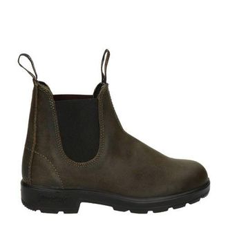 Blundstone 1615 su&egrave;de chelsea boots olijfgroen