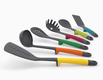 Joseph Joseph Juego De Utensilios De Cocina Multicolor Joseph Joseph Elevate 6 Piezas, Utensilios Resistentes Y Funcionales, Ideal Para Tu Cocina Moderna Color Vibr