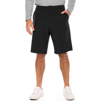 Coolibar Mens Hybrid Shorts - UPF 50+ Sun Protection - Trek in Black at Nordstrom, Size 40