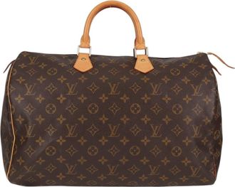 Louis Vuitton Speedy 40 Brown Canvas Handbag (Pre-Owned)