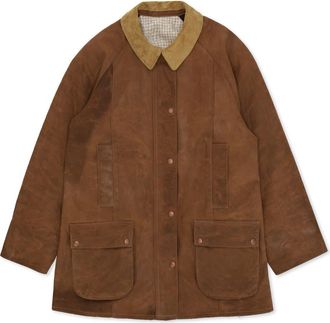 Fortela WFloriane Waxed Cotton Jacket in Brown at Nordstrom, Size 40 Eu
