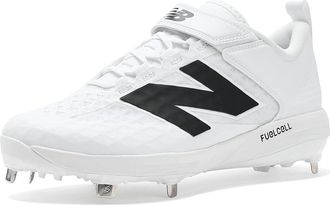 New Balance Fuelcell 4040 V8 Baseball Cleats Mens Cleated Shoes White/Black : 7.5 D - Medium, Textile