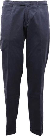 BRIGLIA 1949 Heren, Broeken, Blauw, Maat: 2XL Katoen