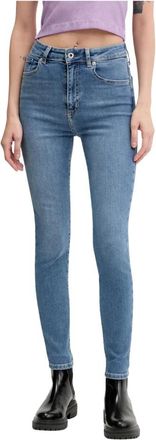 Karl Lagerfeld High-rise Skinny Jeans - Dames - Skinny Jeans - Blauw - W29 L32 - Katoen - Jeans