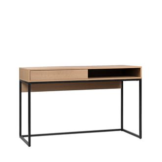 Klast Mesa escritorio efecto madera natural 120 cm x 78 cm