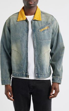Billionaire Boys Club BB Lynx Lined Denim Jacket in Mission Control at Nordstrom, Size X-Large