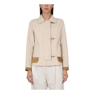 Fay Mini 3 Ganci Jakcet - female - Fay - Light Jackets - Beige - L - Jackets