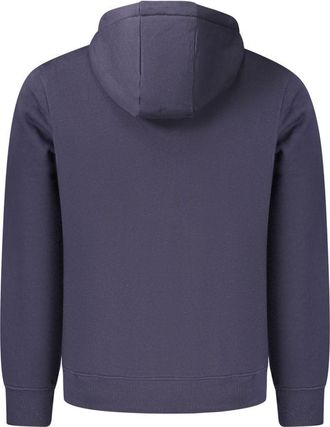 Napapijri Cotton Embroidered Logo Hoodie - Navy