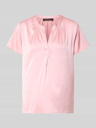 Betty Barclay Blusenshirt aus Satin mit V-Ausschnitt in Rose, Gr&ouml;&szlig;e 44