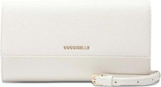 Coccinelle Portafoglio con logo - Bianco