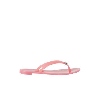 Casadei Flip Flops, female, Pink, Size: 10 US Jelly Crystal Logo Flip-Flops
