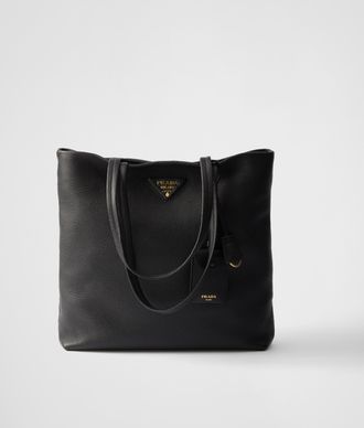 Prada Large leather tote bag