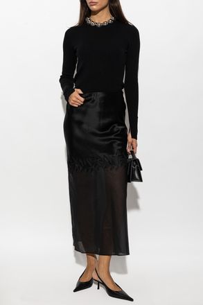 By Malene Birger Long Skirt Angelina, Womens, Black