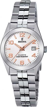 Festina Womens F20438-4 Ladies Classic Watch - Silver - One Size