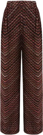Missoni Dames, Broeken, Bruin, Maat: XS