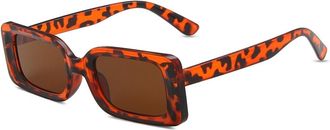 Generic Mens Small Frame Square Sunglasses Vacation Womens Commuter Sun Glasses(Multi-colored)